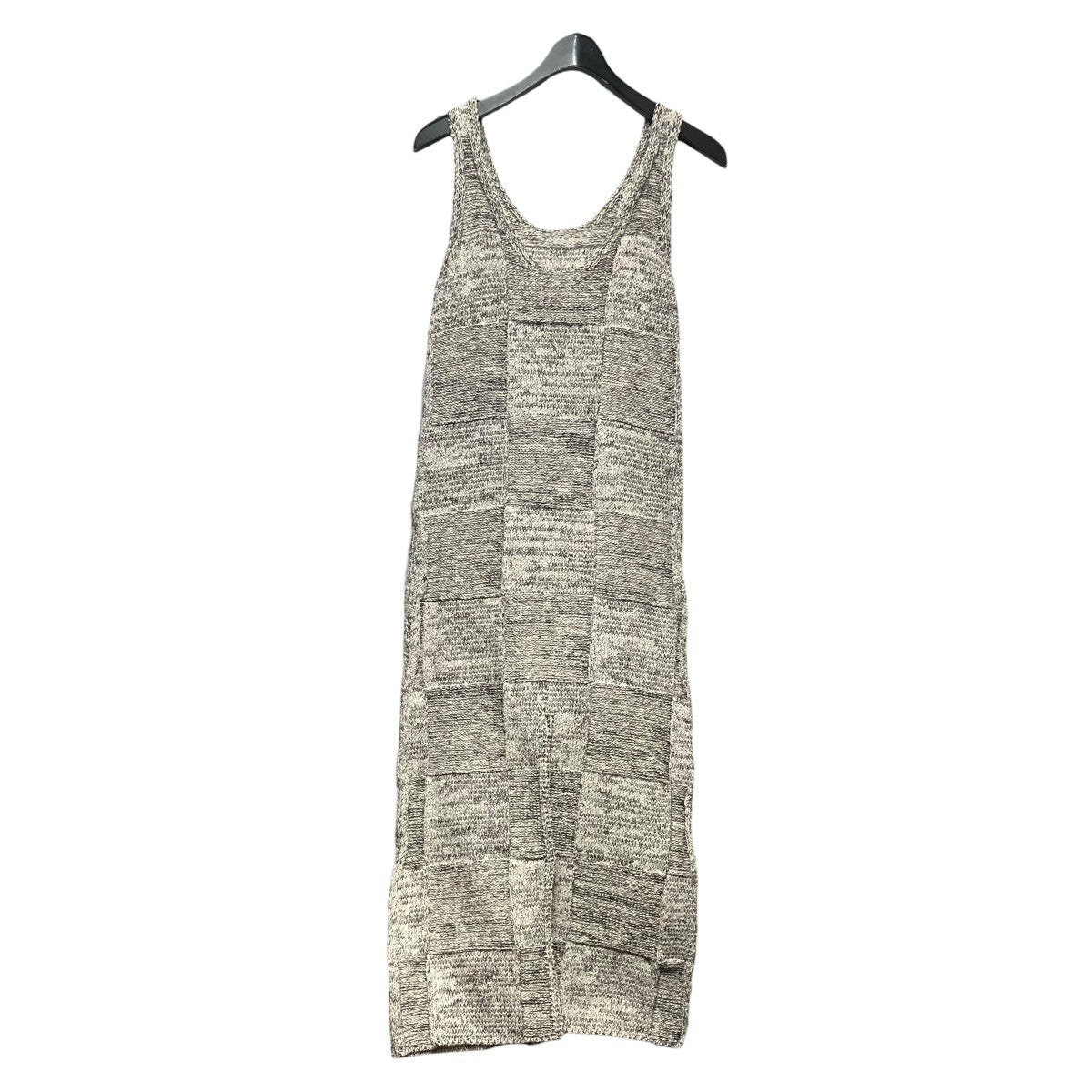 AURALEE 26SSSTRUCTURED COTTON LINEN PANEL KNIT DRESSニットキャミソールワンピースA26SD04GL 古着・中古-2枚目のアイテム画像