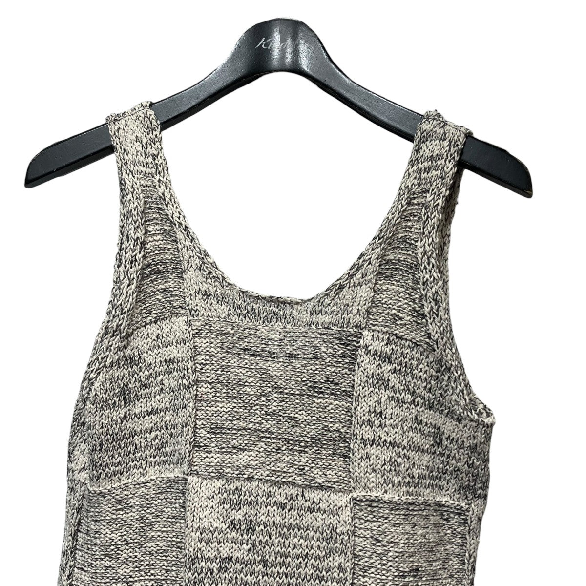 AURALEE 26SSSTRUCTURED COTTON LINEN PANEL KNIT DRESSニットキャミソールワンピースA26SD04GL 古着・中古-3枚目のアイテム画像