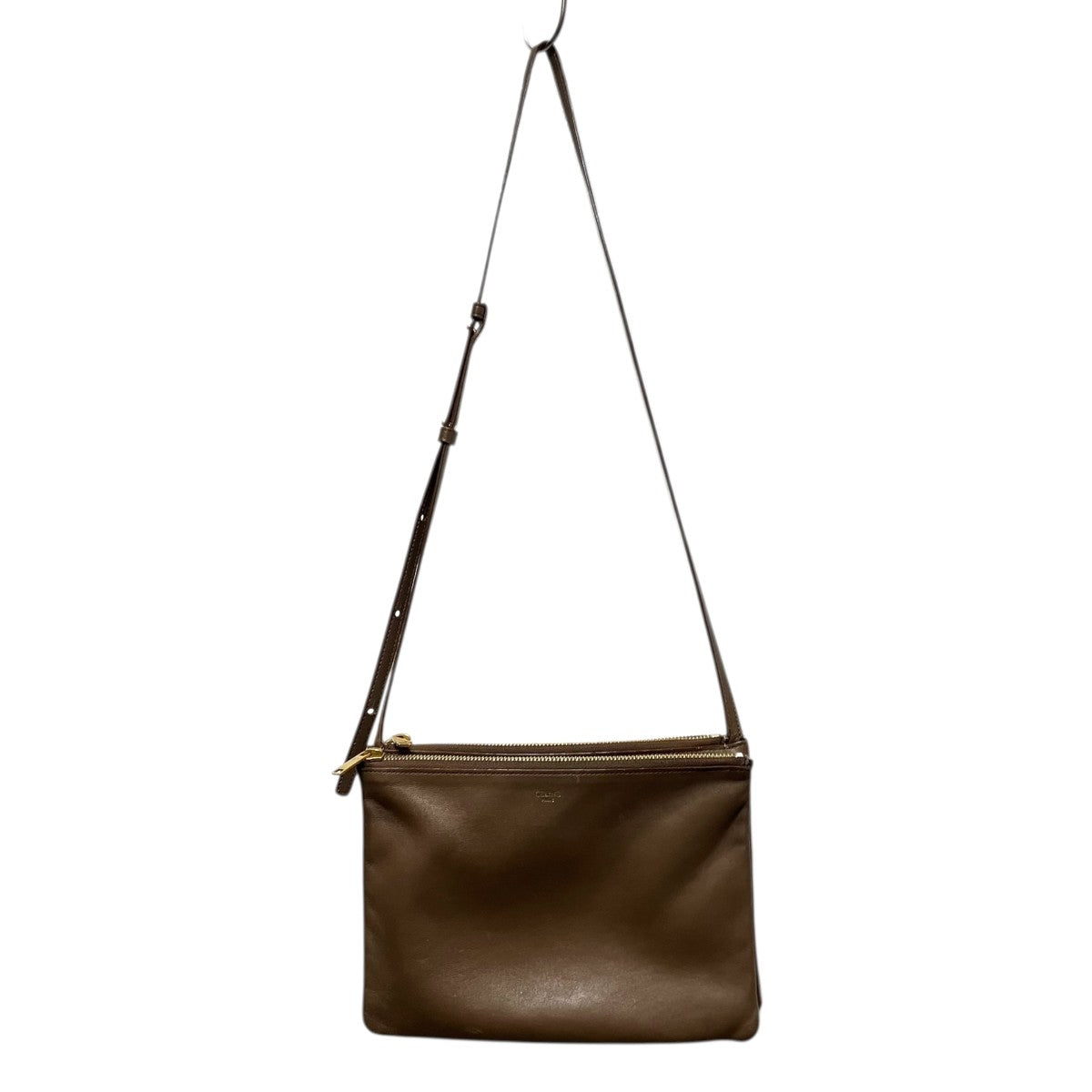 CELINE TRIO LARGEショルダーバッグ 古着・中古-1枚目のアイテム画像