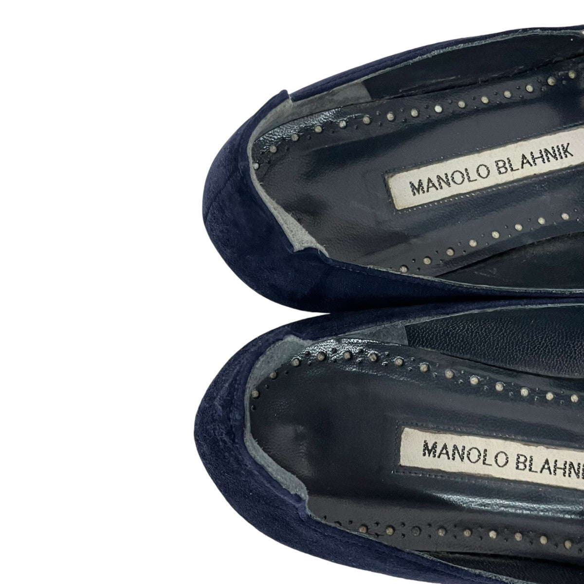 Manolo Blahnik ポインテッドトゥフラットシューズ 古着・中古-4枚目のアイテム画像
