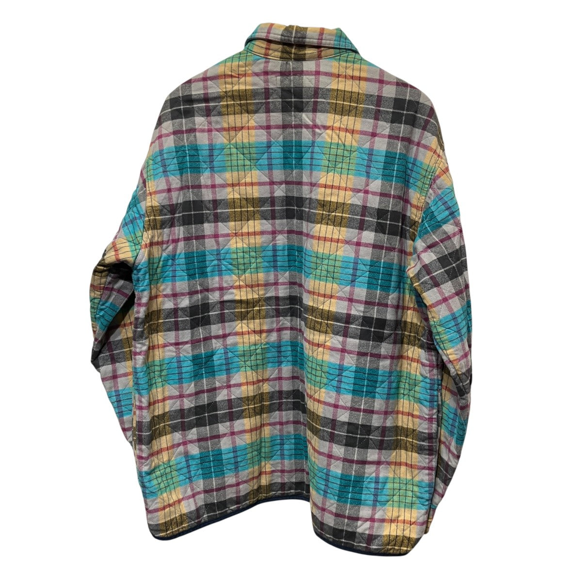 24AWQuilted Flannel Zip Up Shirtキルティングジャケット