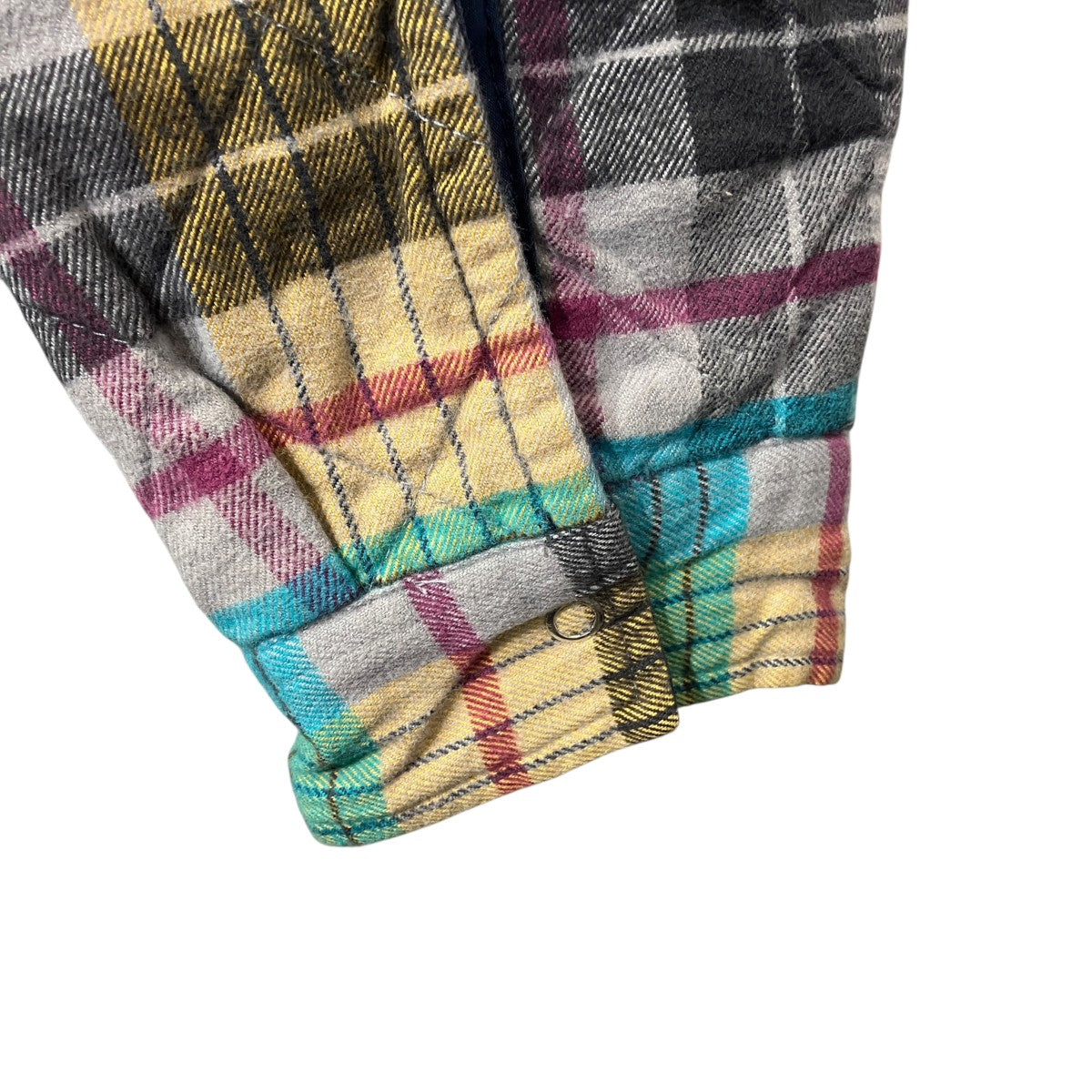 24AWQuilted Flannel Zip Up Shirtキルティングジャケット