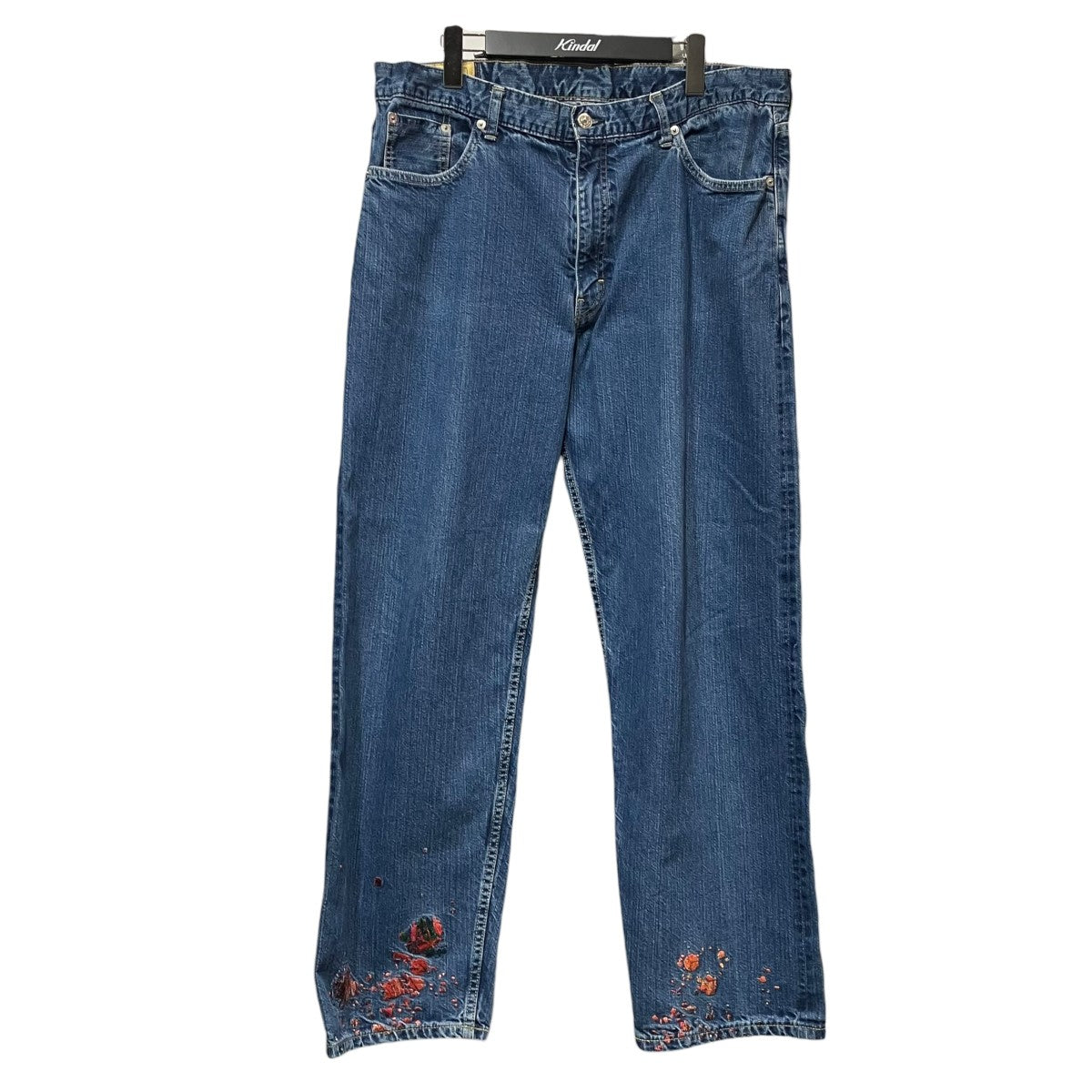 エンブロイダリーデニムパンツ800-2140041