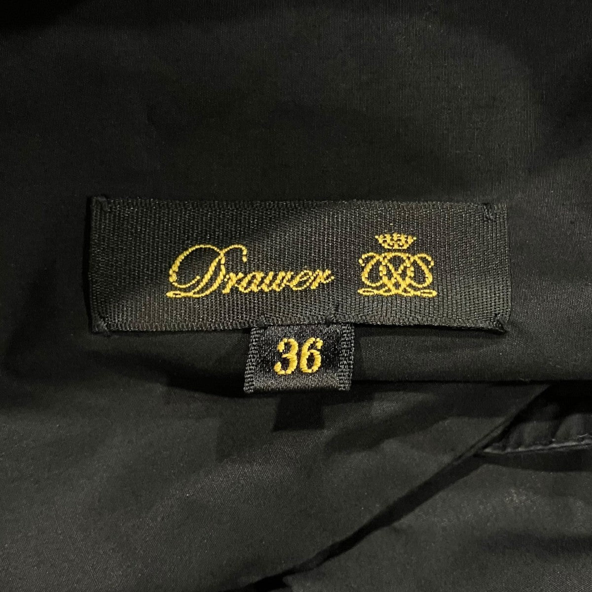 Drawer コットンノースリーブシャツワンピース6526-299-1123 古着・中古-5枚目のアイテム画像