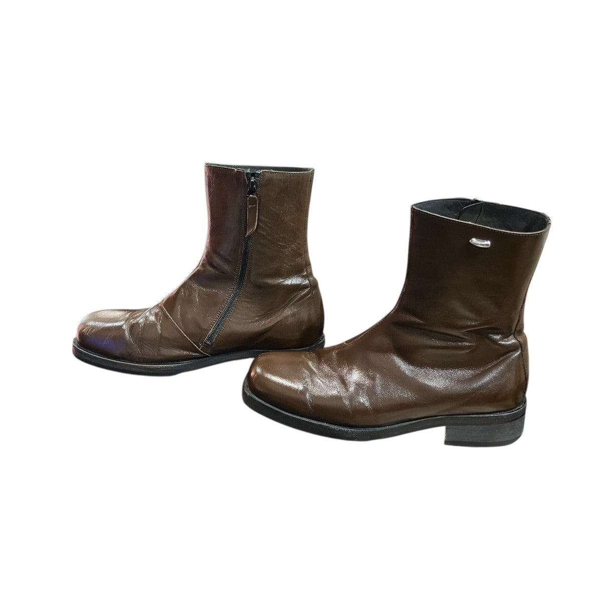 OUR LEGACY CAMION BOOTサイドジップブーツA3207CO 古着・中古-2枚目のアイテム画像
