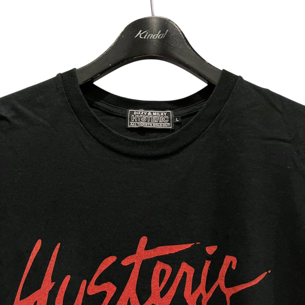 Hysteric Glamour MONDO ROCK TeeプリントTシャツ02233CT05 古着・中古-3枚目のアイテム画像