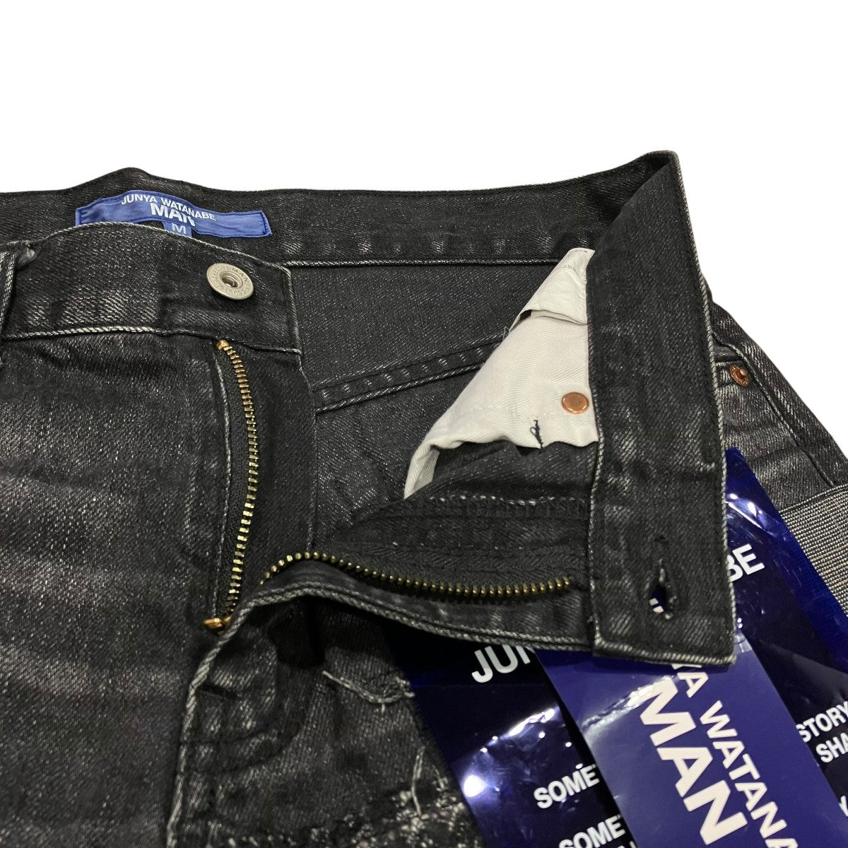 JUNYA WATANABE MAN 25SSパッチワークデニムパンツWO-P010 古着・中古-3枚目のアイテム画像