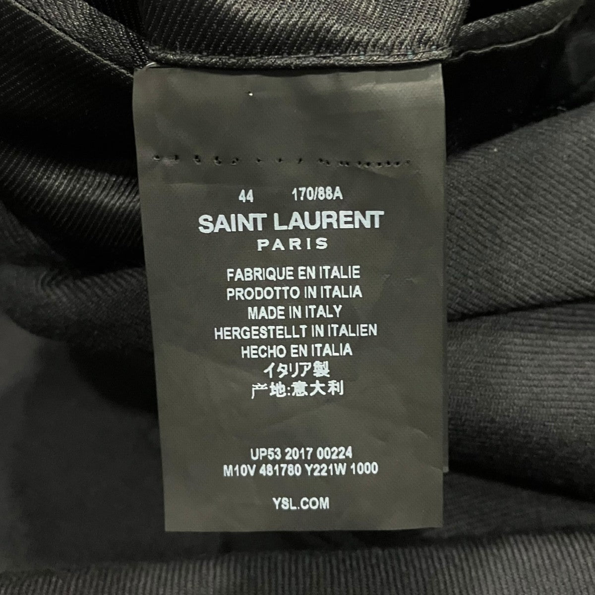 Saint Laurent Paris テーラードジャケット481780 Y221W 古着・中古-6枚目のアイテム画像