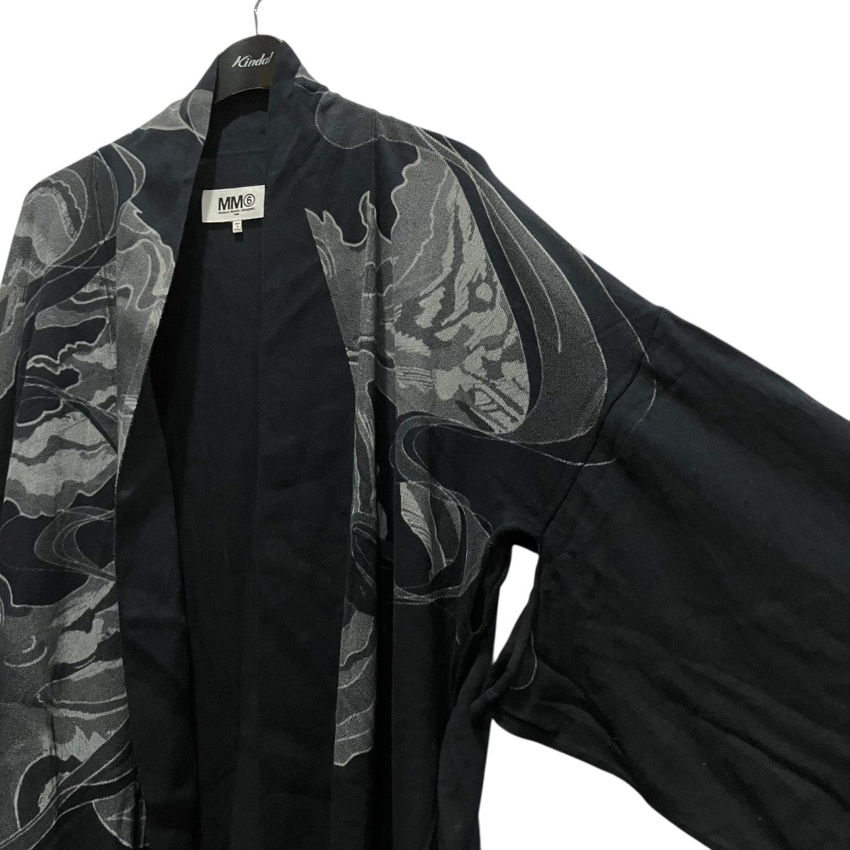 MM6 Maison Margiela プリント法被カーディガンS52HA0016 古着・中古-4枚目のアイテム画像