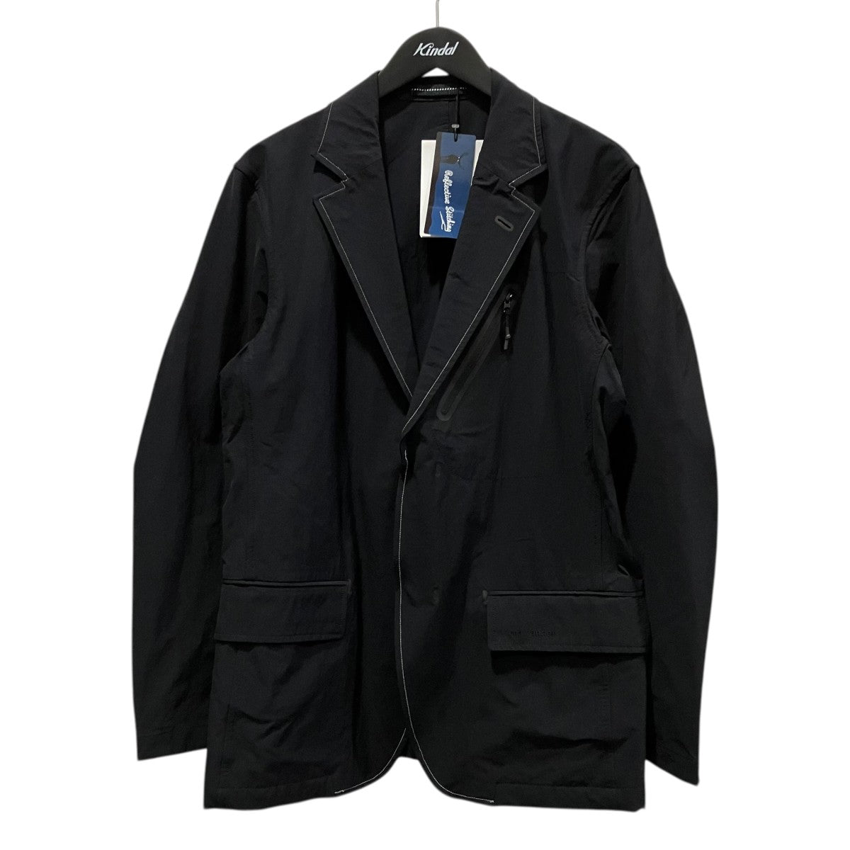 plain tailored stretch jacketナイロンテーラードジャケット574-2181029