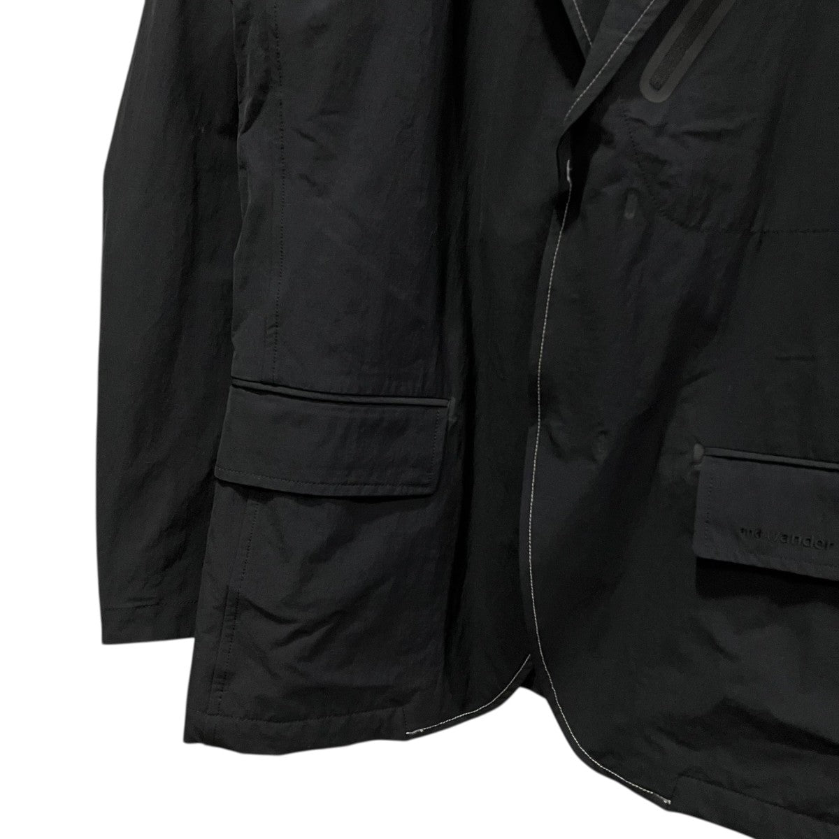 plain tailored stretch jacketナイロンテーラードジャケット574-2181029