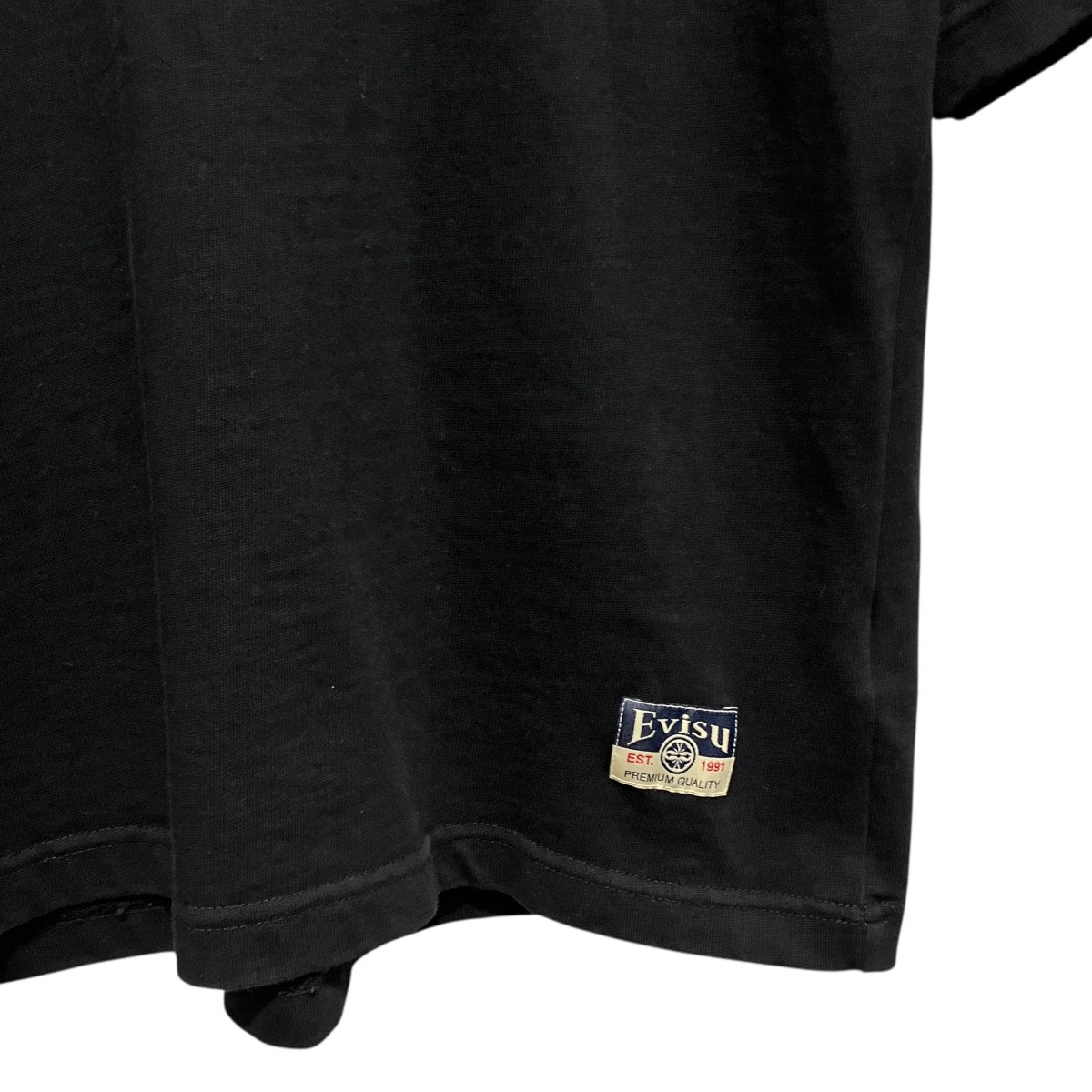 EVISU カモメ刺繍Tシャツ2ESHTM4TS7072RXCT 古着・中古-4枚目のアイテム画像