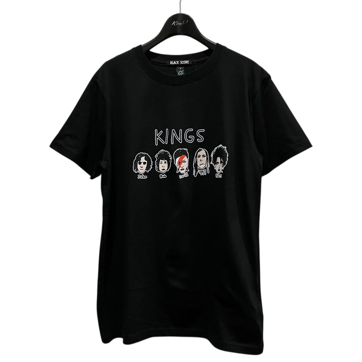 BLACK SCORE KINGSプリントTシャツ 古着・中古-1枚目のアイテム画像