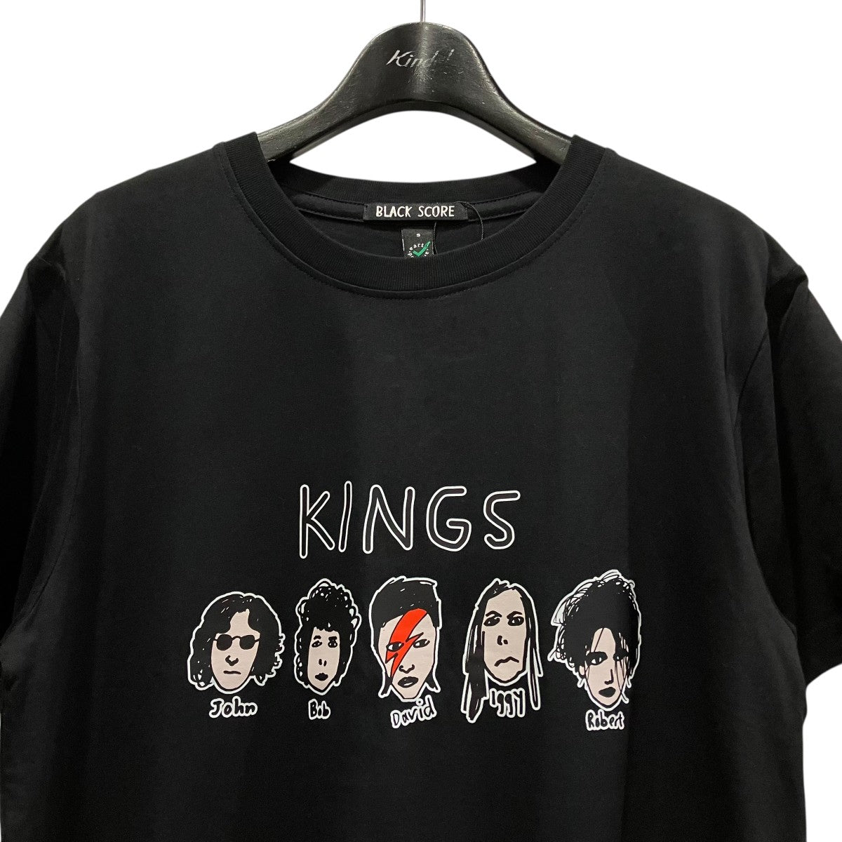 BLACK SCORE KINGSプリントTシャツ 古着・中古-3枚目のアイテム画像