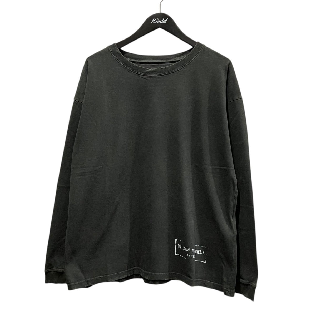 Maison Margiela 25SSスタンプロゴプリント長袖TシャツS51GC0535 古着・中古-1枚目のアイテム画像