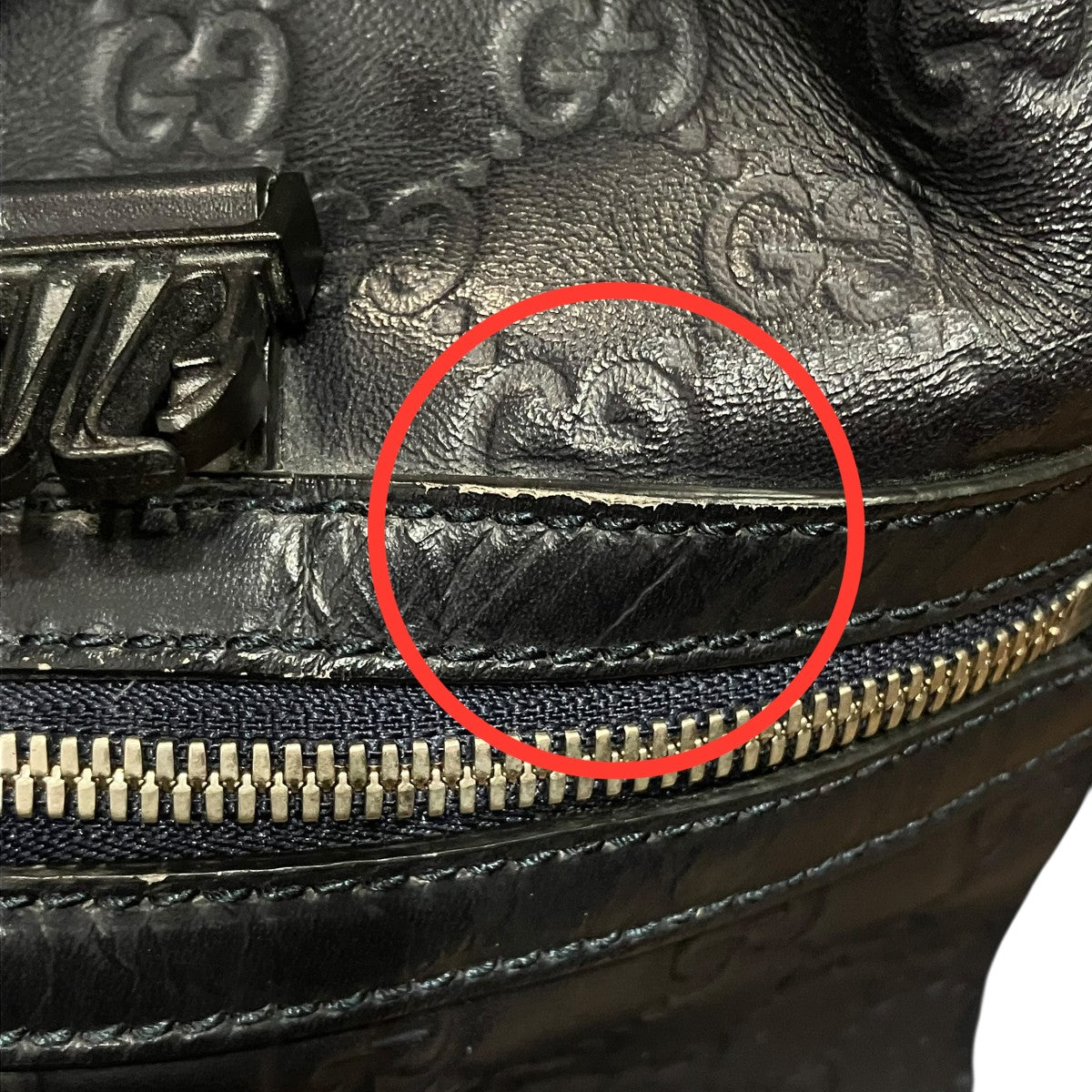 GUCCI グッチシマバックパック 古着・中古-9枚目のアイテム画像