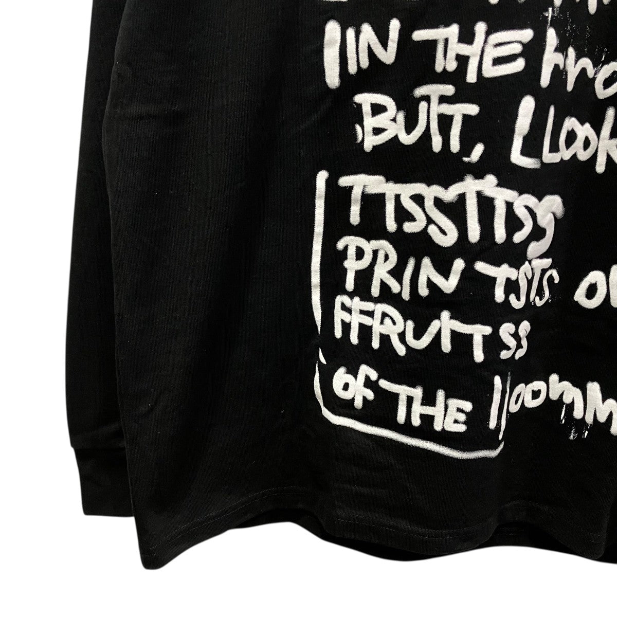プリント長袖Tシャツ
