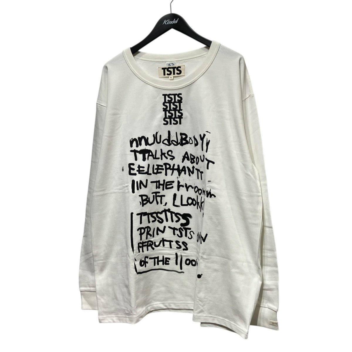 プリント長袖Tシャツ