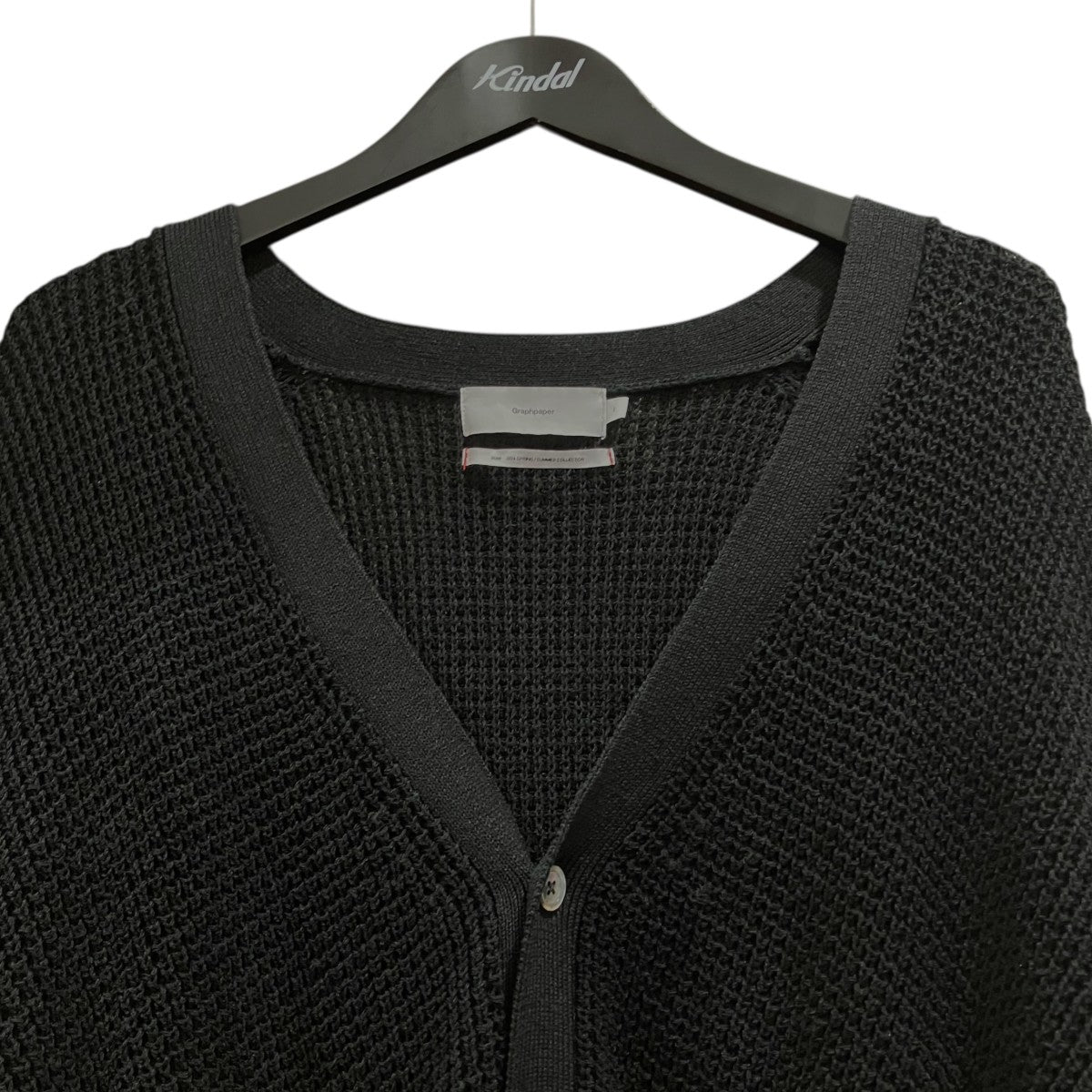 Graphpaper Linen SOLOTEX Knit CardiganリネンニットカーディガンGU241-80207 古着・中古-3枚目のアイテム画像