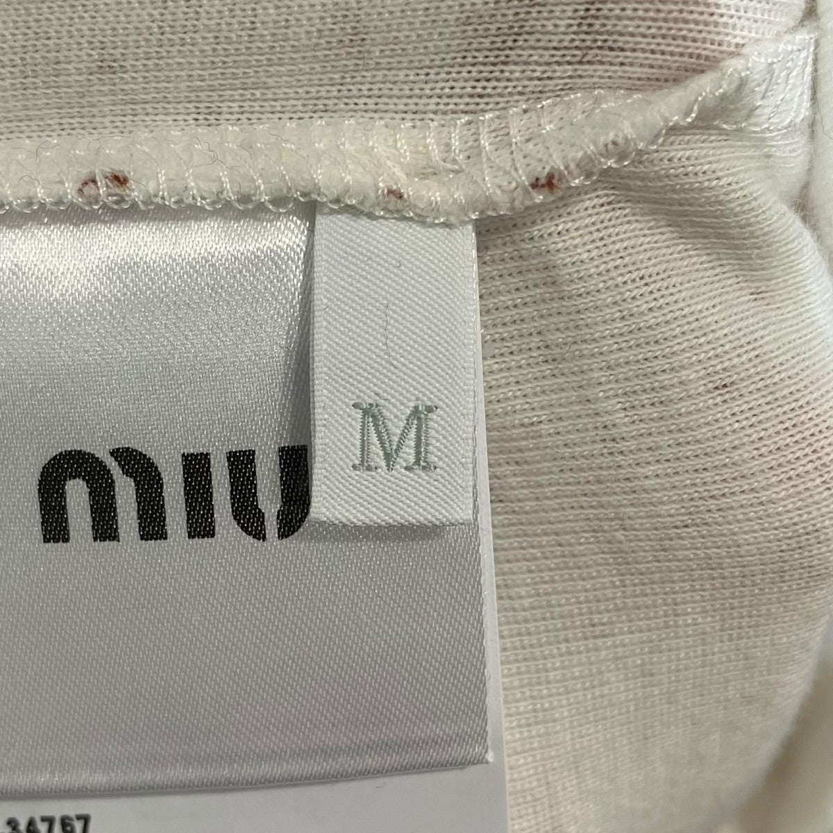 MIU MIU リブ編み ジャージー ドレスMJA914 S000 18ZU 古着・中古-5枚目のアイテム画像