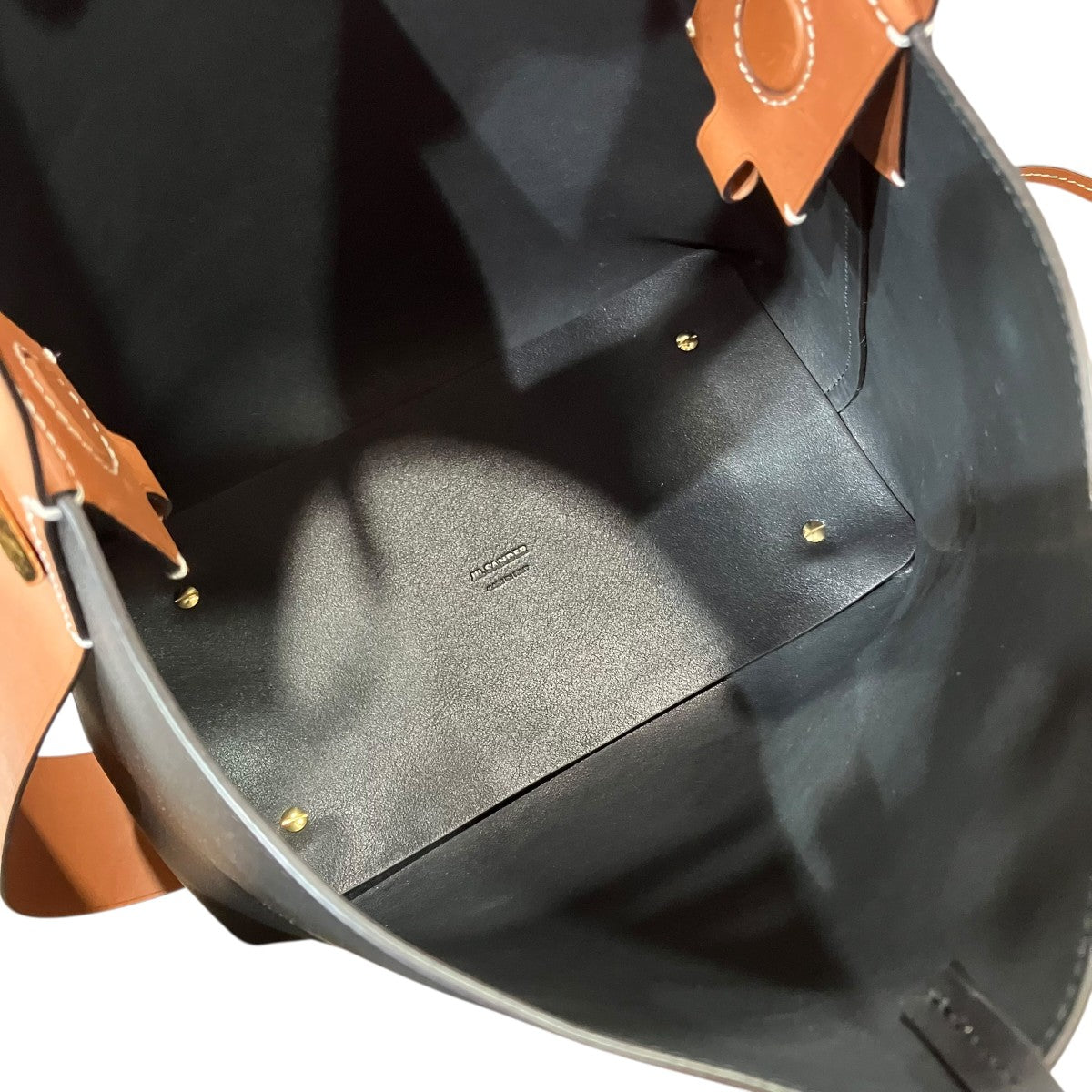 JIL SANDER Twisted Leather Hobo Bagレザーツイステッドレザートップハンドルバッグ 古着・中古-5枚目のアイテム画像