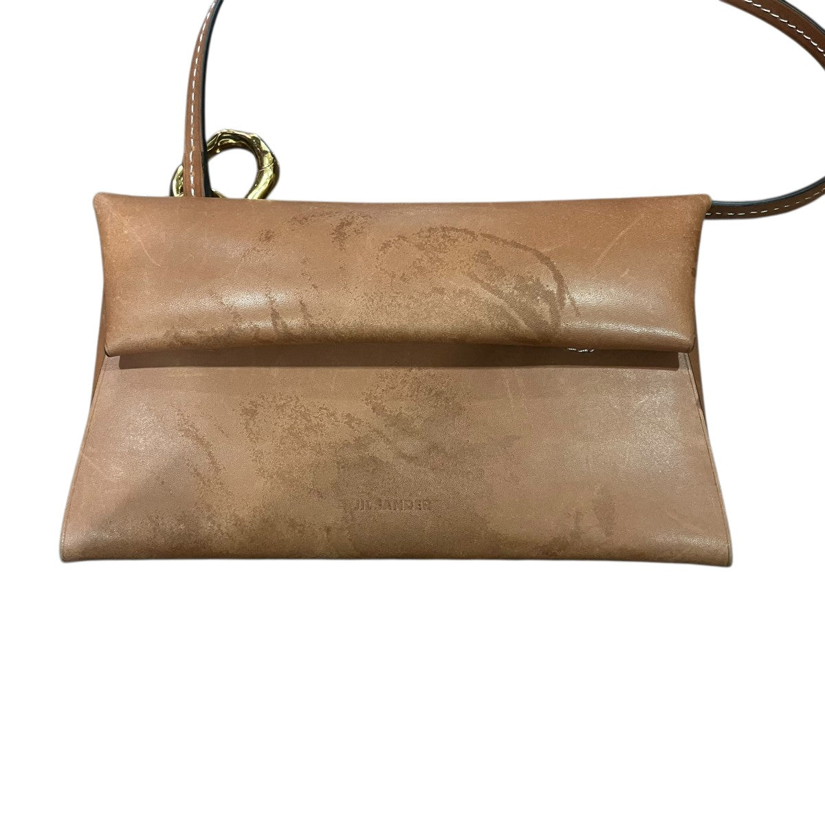 JIL SANDER Twisted Leather Hobo Bagレザーツイステッドレザートップハンドルバッグ 古着・中古-9枚目のアイテム画像