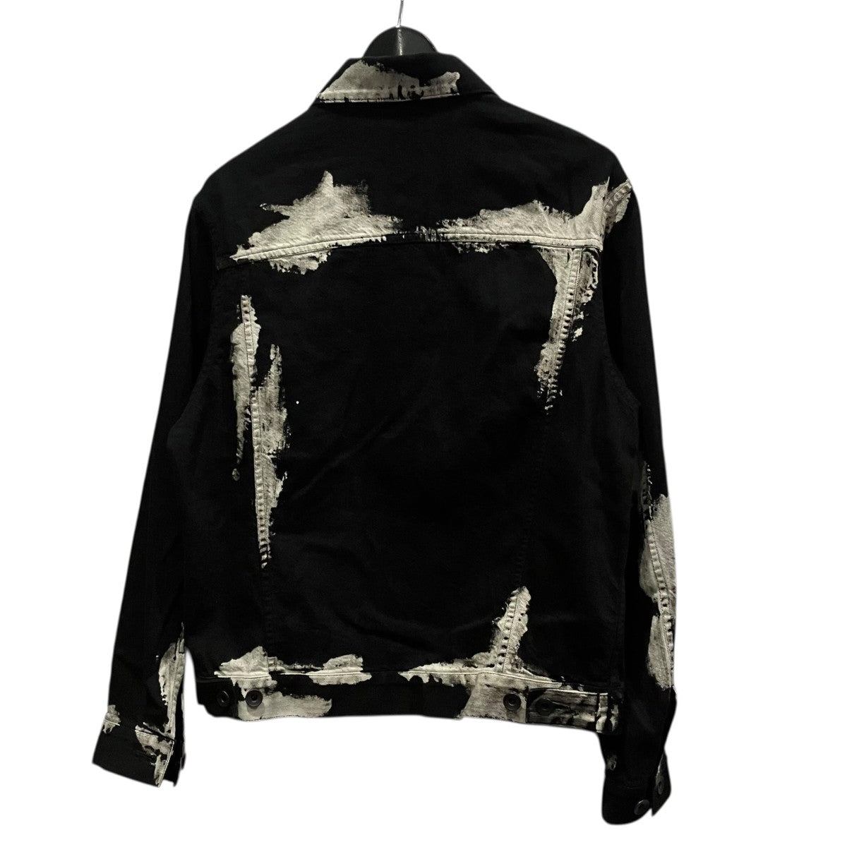 Y’s 26SS8OZ DENIM BRUSH BLEACH PANEL DENIM JACKETブリーチデニムジャケットYQ-Y01-016 古着・中古-2枚目のアイテム画像