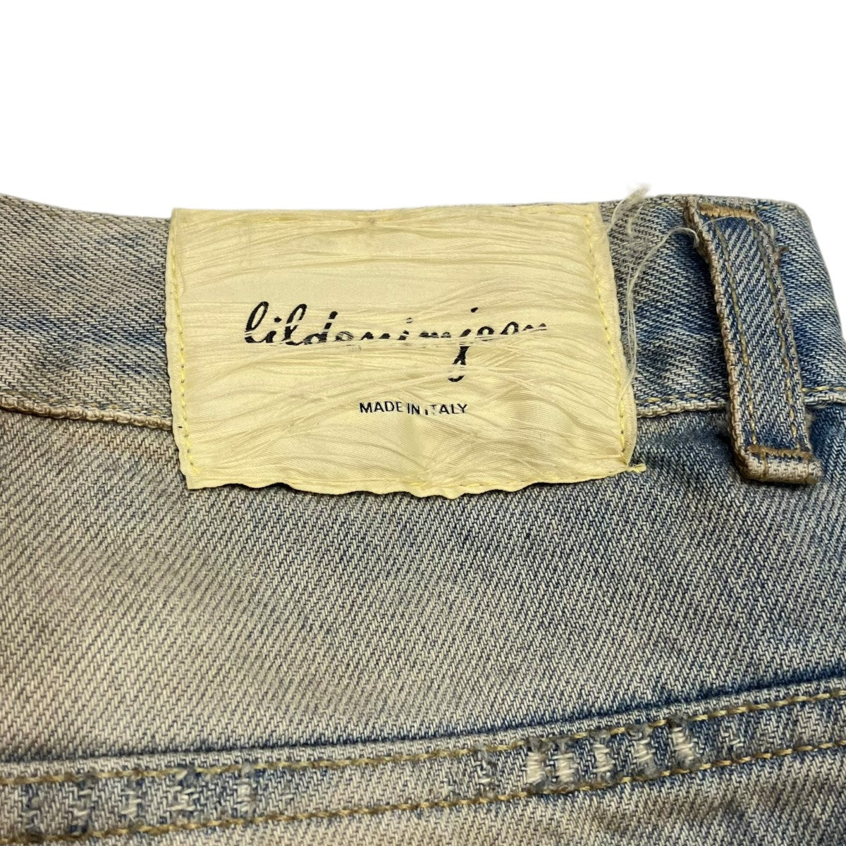 lildenimjean ダメージ加工ワイドプリントデニムパンツ004LDJ24130-K2 古着・中古-5枚目のアイテム画像