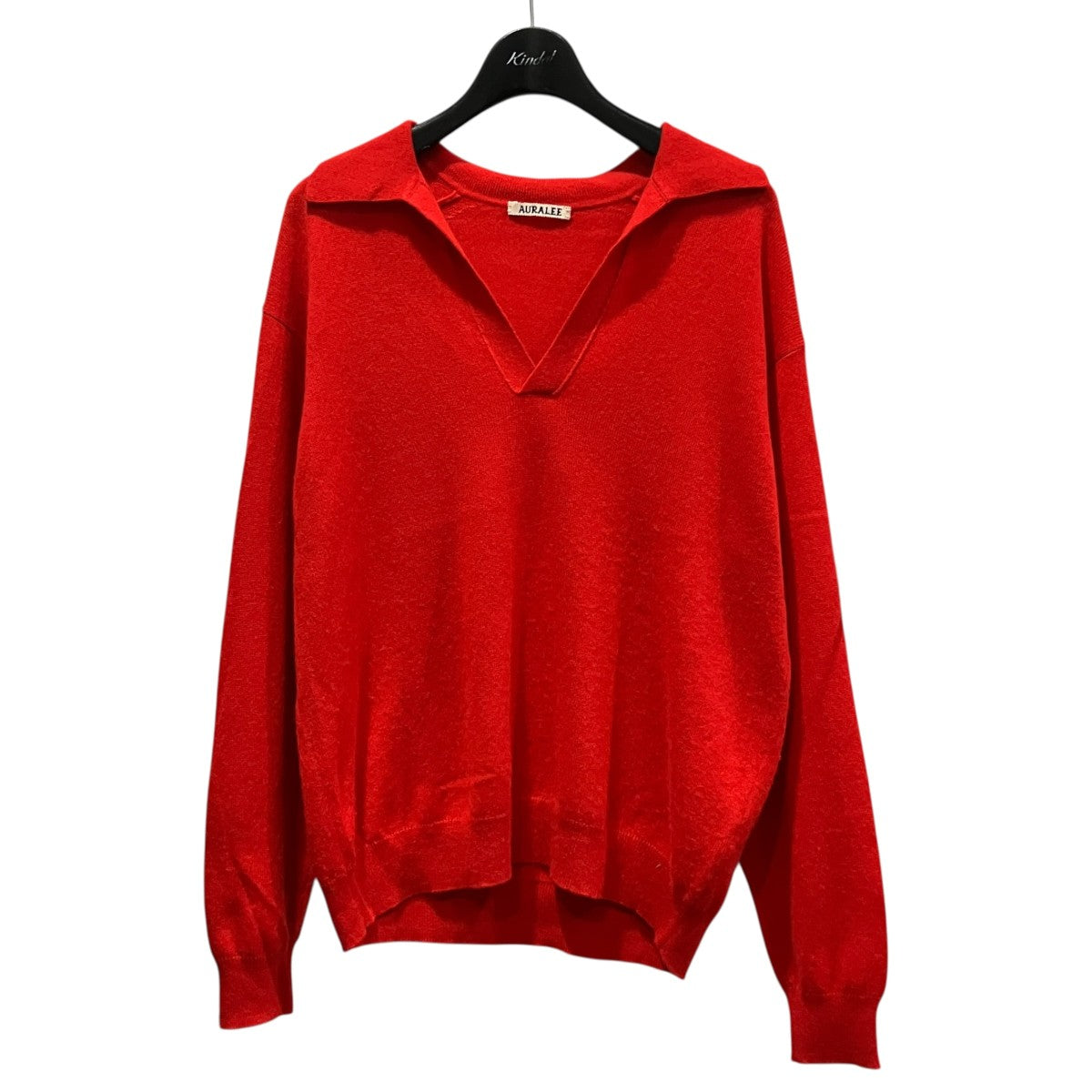 24SSSUPER FINE CASHMERE SILK KNIT SKIPPER POLOスキッパーニットA24SP04SC