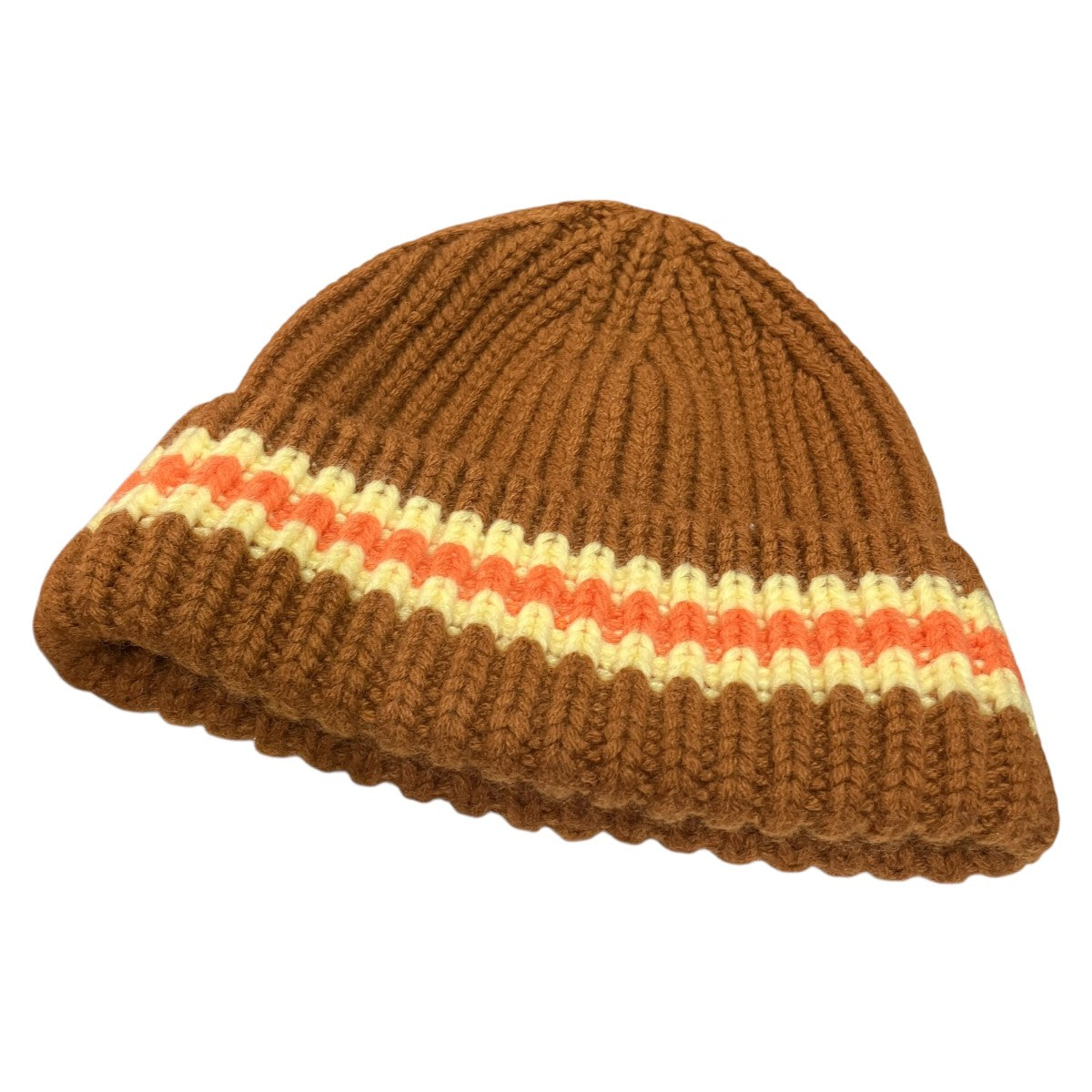 25AWStriped Wool Beanieニットキャップ ビーニー