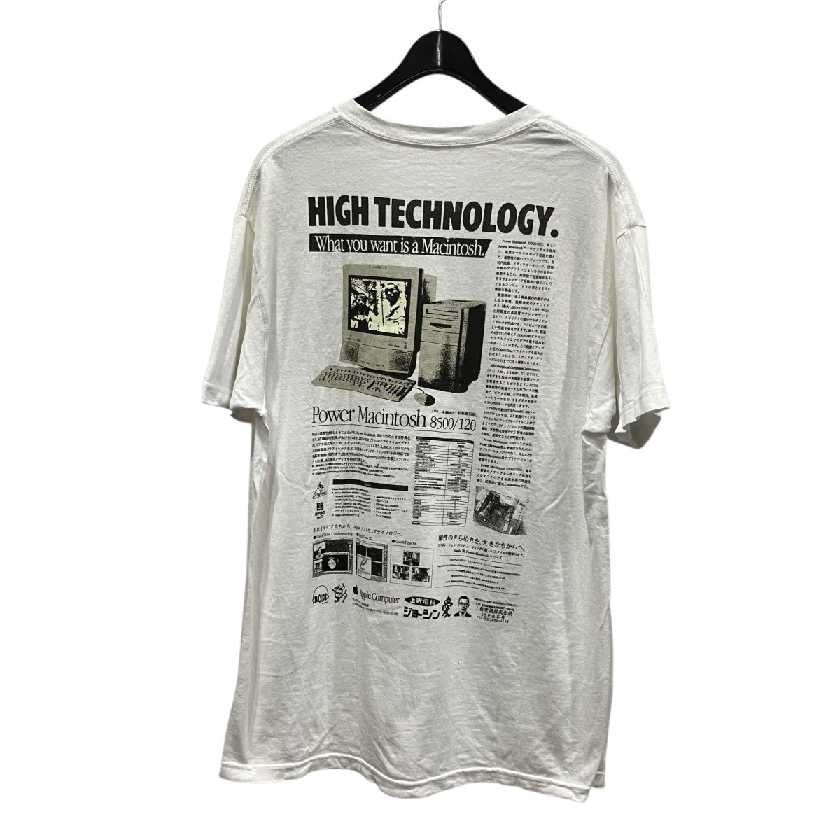 BACKDOOR×ALWAYTH 25SS漢字talk tee漢字プリントTシャツ ホワイト