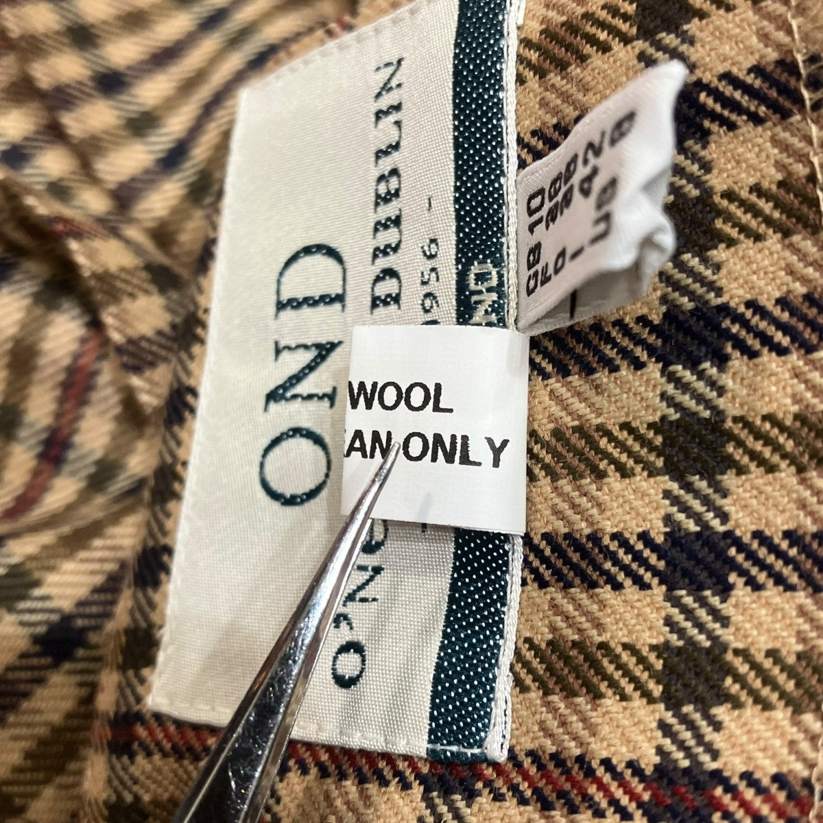 O’NEIL OF DUBLIN チェックラップスカート 古着・中古-7枚目のアイテム画像