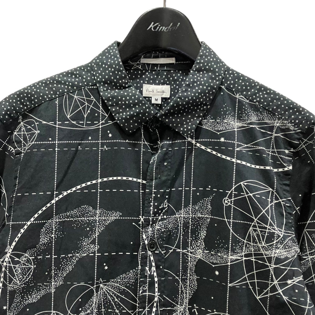 Paul Smith 総柄シャツ007L 古着・中古-3枚目のアイテム画像