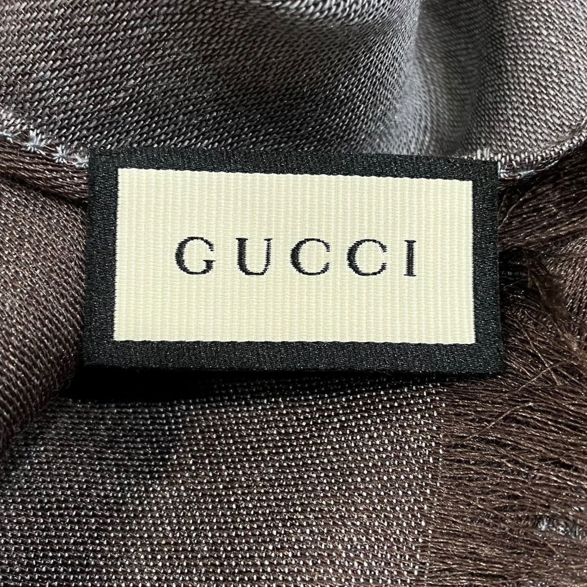 GUCCI ウールシルクスカーフ165904 3G646 古着・中古-4枚目のアイテム画像