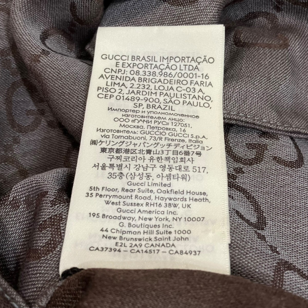GUCCI ウールシルクスカーフ165904 3G646 古着・中古-5枚目のアイテム画像