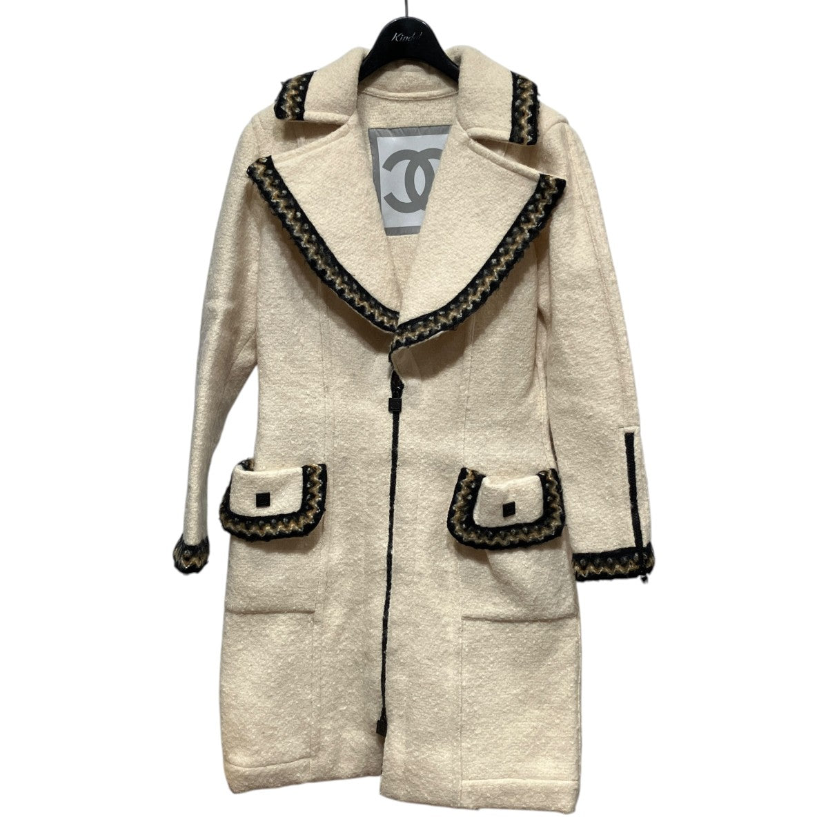 CHANEL パイピングジップコートP29214V14904 古着・中古-1枚目のアイテム画像