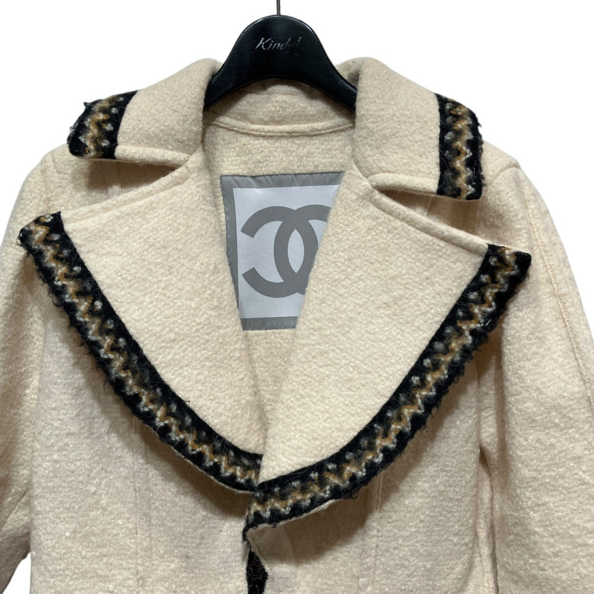 CHANEL パイピングジップコートP29214V14904 古着・中古-3枚目のアイテム画像