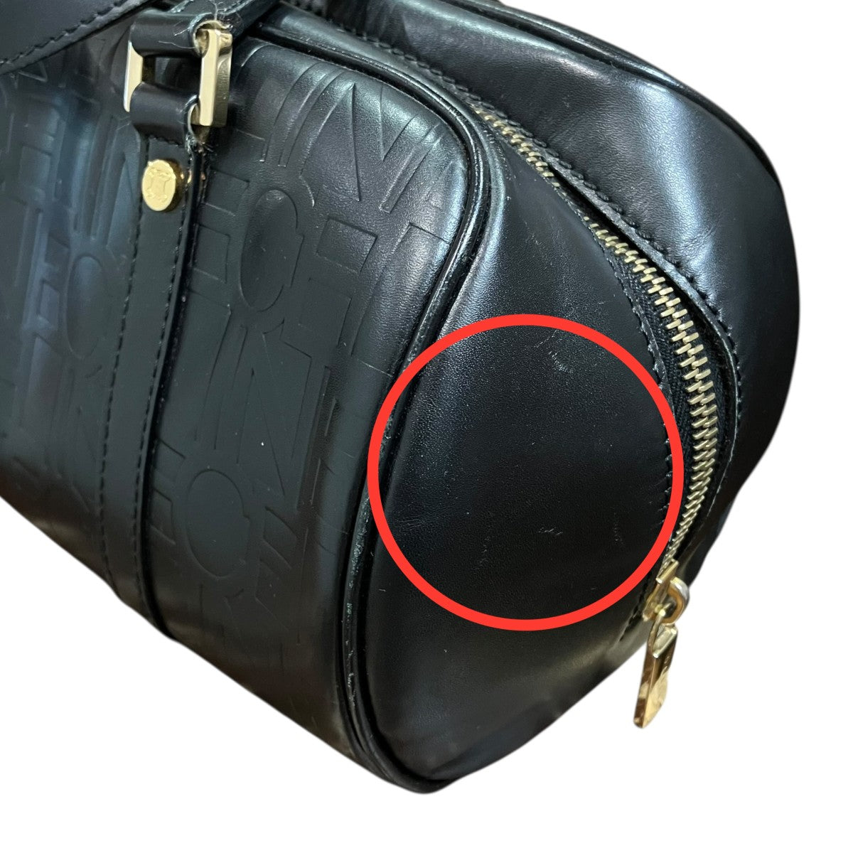 CELINE ミニボストンバッグCE00/12 古着・中古-7枚目のアイテム画像