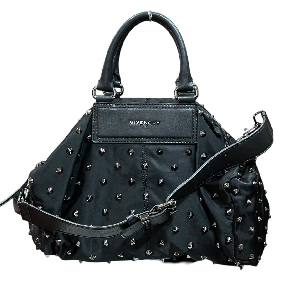 GIVENCHY ジバンシー スタッズ ショルダーバッグ GIVENCHY - ジバンシー パンドラ スタッズ ハンドバッグ ショルダー