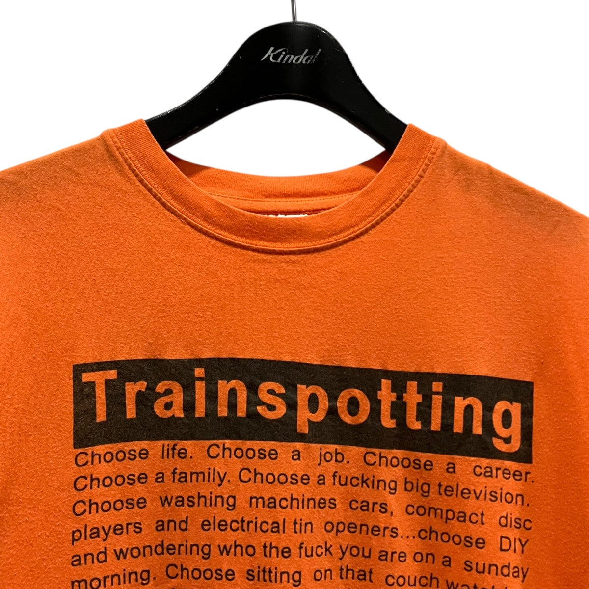 90'sトレインスポッティングプリントTシャツ