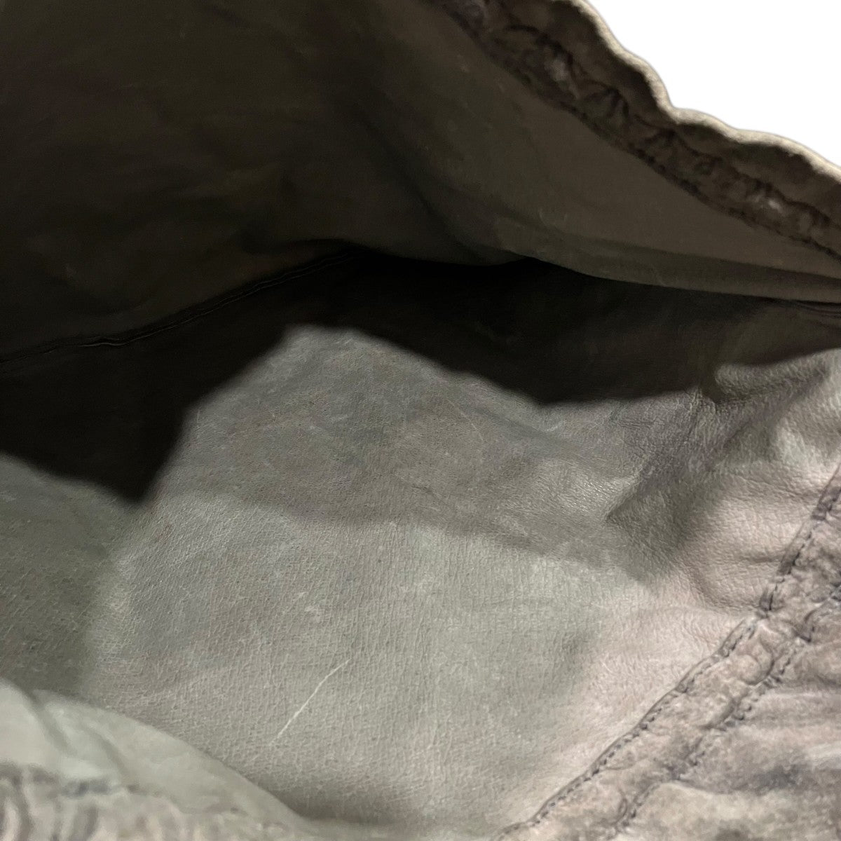 Hender Scheme スウェードショルダー巾着バッグ 古着・中古-6枚目のアイテム画像