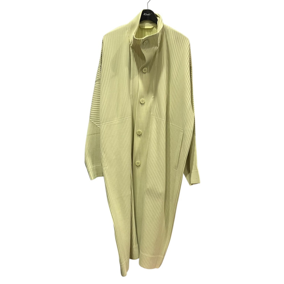 HOMME PLISSE ISSEY MIYAKE プリーツハイネックコート 古着・中古-1枚目のアイテム画像