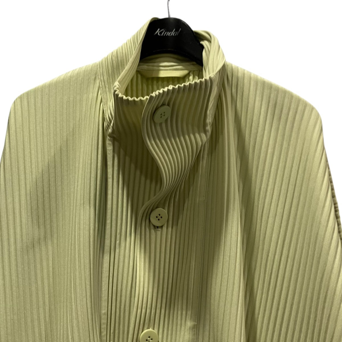 HOMME PLISSE ISSEY MIYAKE プリーツハイネックコート 古着・中古-3枚目のアイテム画像