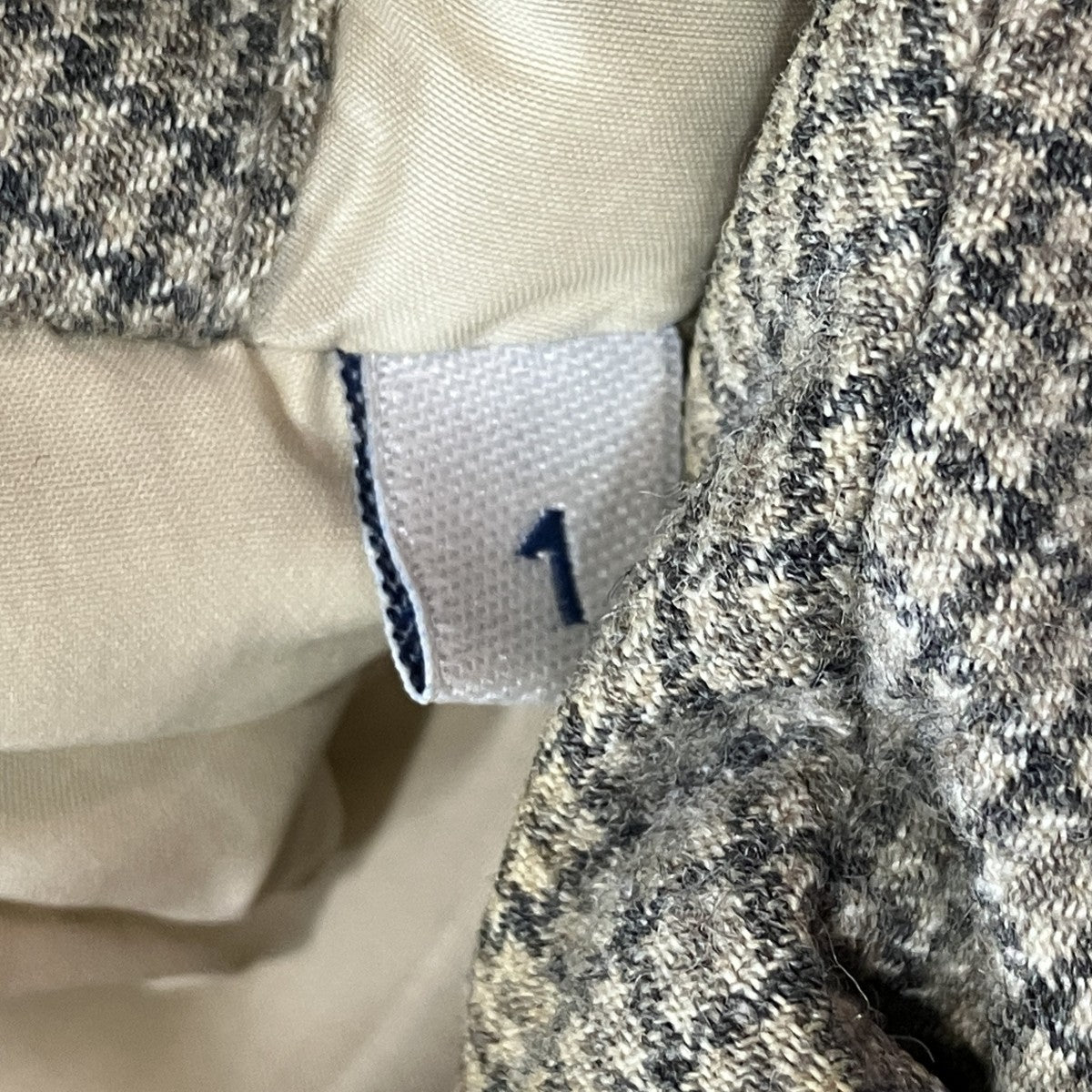 MONCLER チェックダウンジャケット 古着・中古-9枚目のアイテム画像
