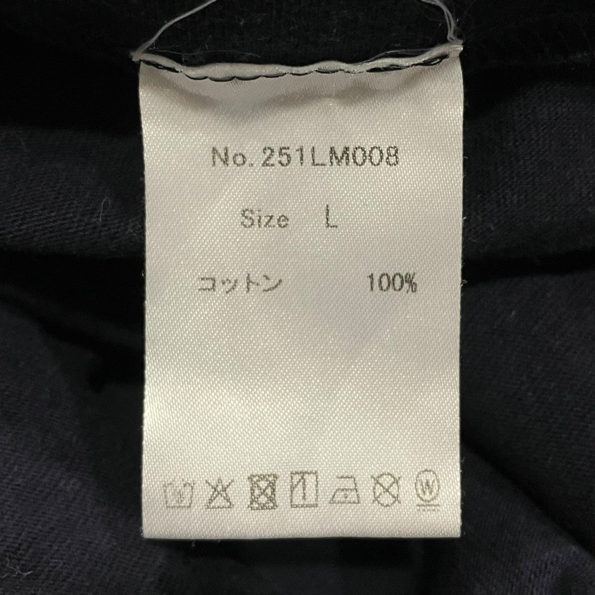 LIFEMANIA LOGO L S TEEプリントTシャツ251LM008 古着・中古-5枚目のアイテム画像