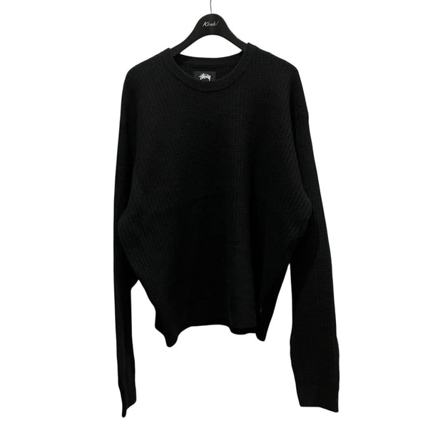 stussy(ステューシー) 25AWWAFFLE KNIT CASHMERE CREWワッフルカシミヤ