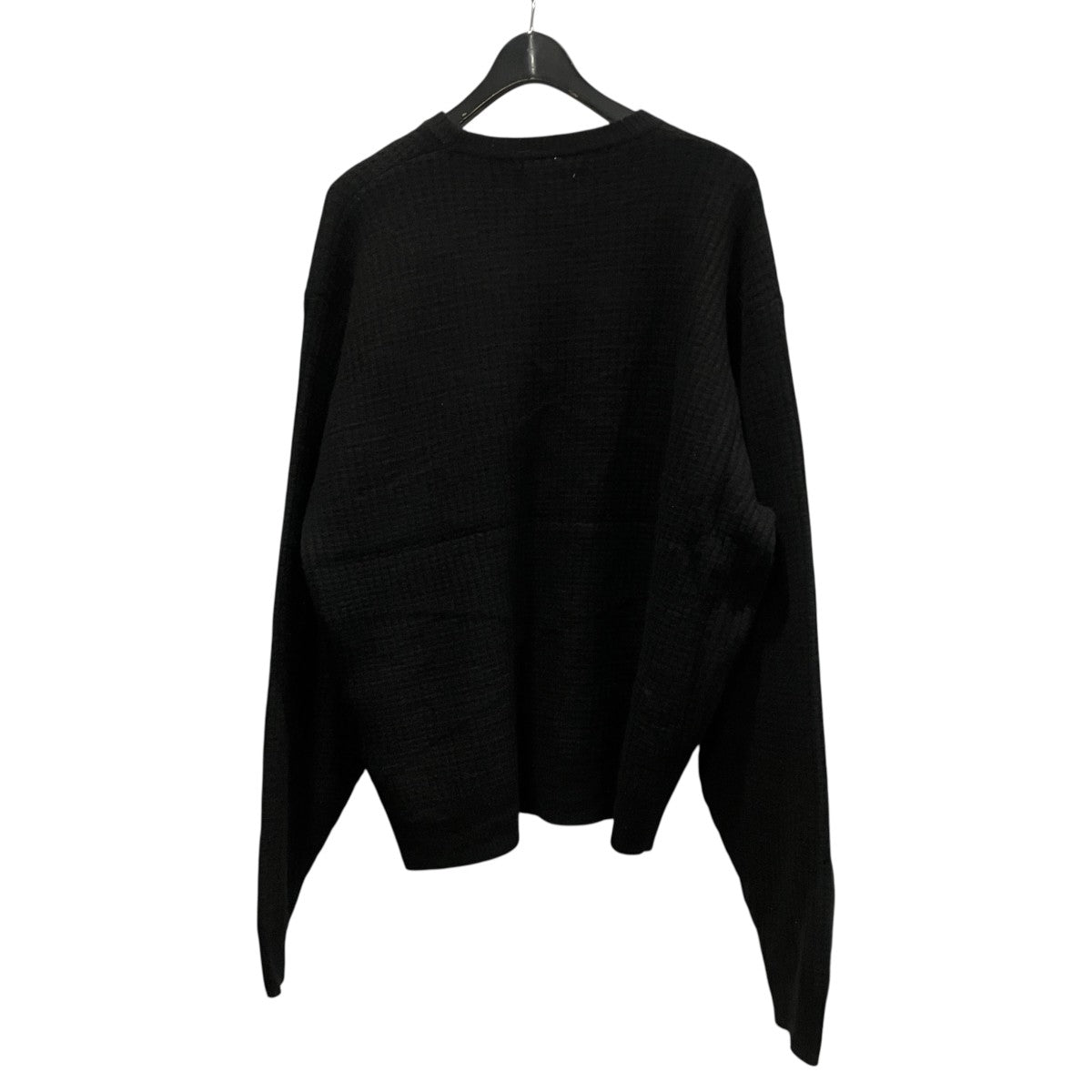 25AWWAFFLE KNIT CASHMERE CREWワッフルカシミヤクルーネックニット