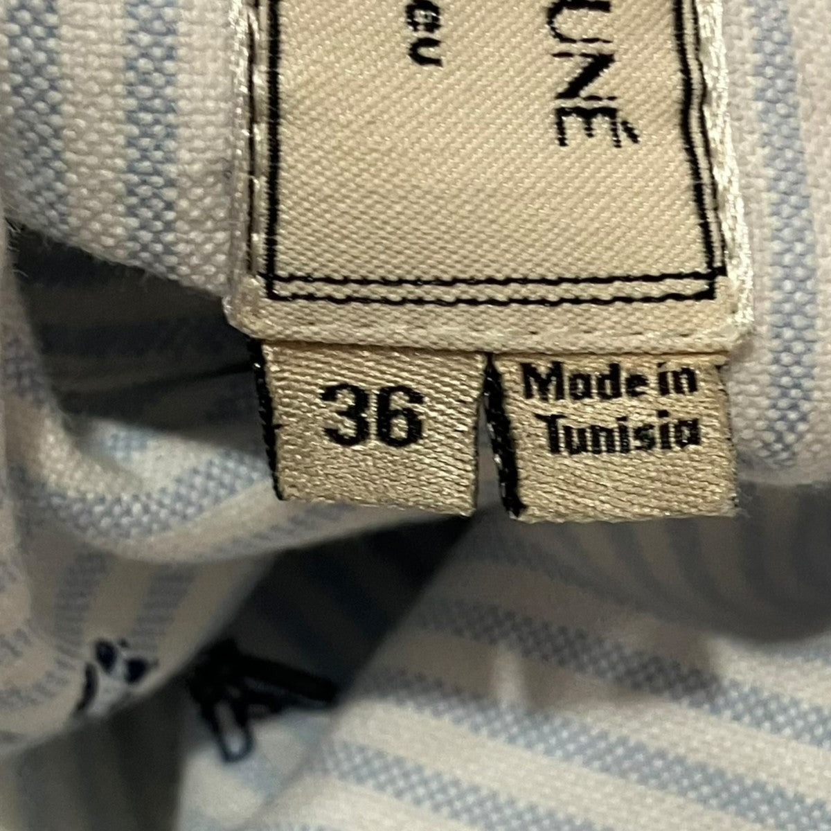 MAISON KITSUNE プリントストライプシャツKWH-0610-A 古着・中古-5枚目のアイテム画像