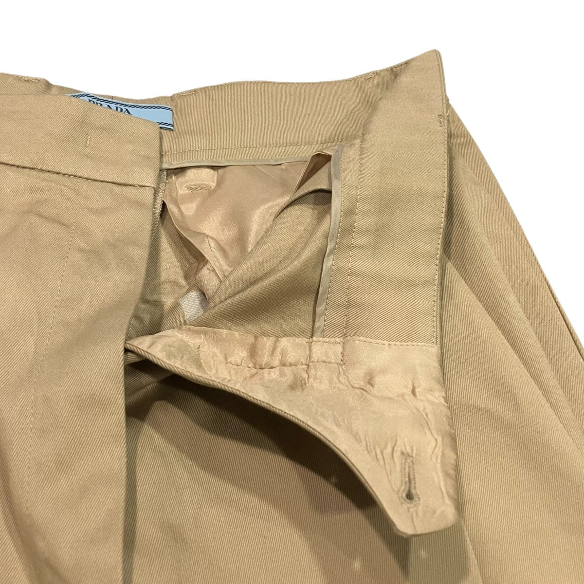 PRADA タックパンツDNA91E 古着・中古-3枚目のアイテム画像