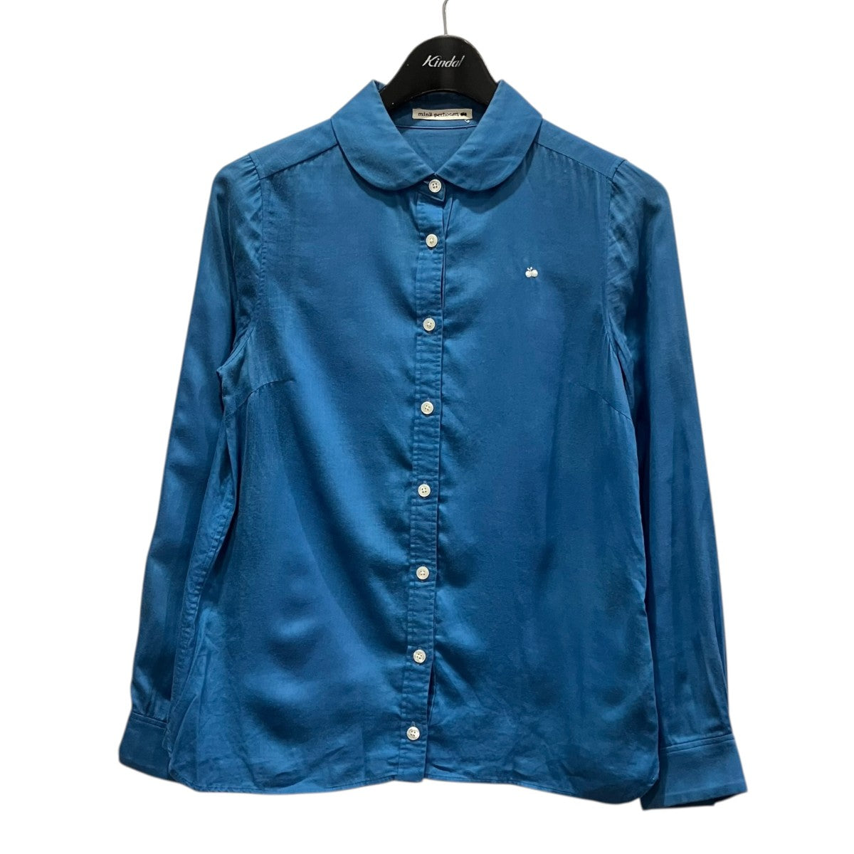 mina perhonen evenラウンドカラーシャツsa1663 古着・中古-1枚目のアイテム画像